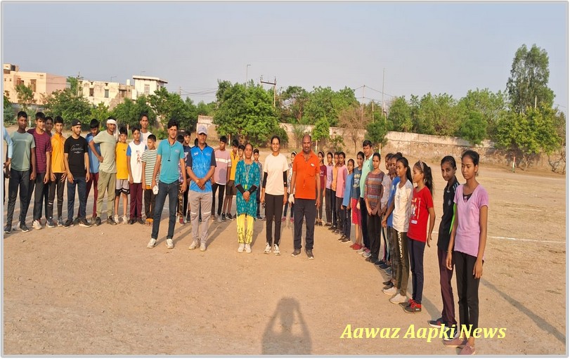 शिक्षा विभाग द्वाराग्रीष्मकालीन खेल प्रशिक्षण 15 दिवसीय शुरू