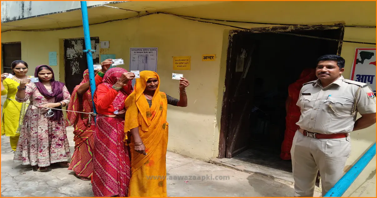 नदबई नगर निकाय चुनाव में 86.74 प्रतिशत मतदान, ईवीएम सील